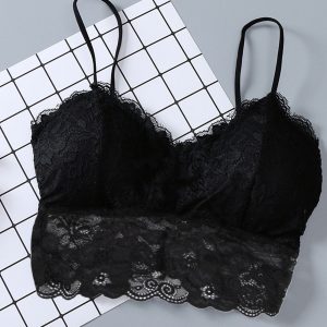 Push Up Wireless Lace Bra Chest Pad Underwear