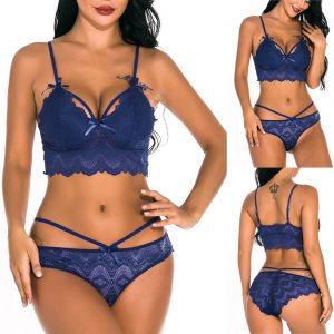 New Top Sexy Underwear Set Green Bras Cotton Brassiere Women Lingerie Set Lace Embroidery Push Up Bra Panties Sets V Gather 40