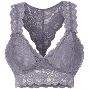 Sexy Lace Bra New Women Plus Size Vest Crop Wire Free Bras Lingerie Sexy V-Neck Bra Comfortable Underwear Bralette топик женский