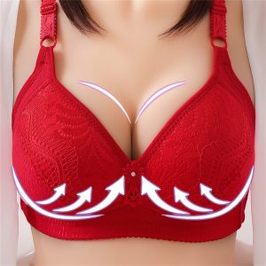 Sexy Thin Adjustable Breathable Bras For Women Lace Push Up Bra Lingerie Comfort Wire Free Intimates Brassiere Plus Size