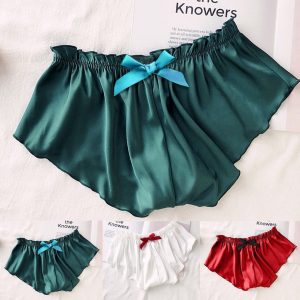 Sexy Underwear Women Panties Silk Satin Briefs Ropa Interior Femenina String Bielizna Damska Majtki Damskie Bragas Mujer S-xxxl