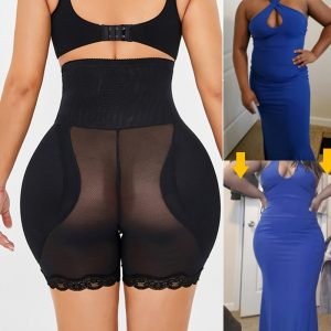 Women Body Shaper Panty Sexy Butt Lifter Side Padded Panties Lace Fake Ass Corset Plus Size Shapewear Slimming Underwear Big Hip