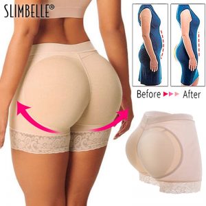 Women's Seamless Butt Lifter Padded Shapewear Lace Panties Butt Hip Enhancer Shaper Underwear