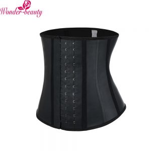 WonderBeauty 9 Steel Bones Neoprene Sweat Sauna Body Shaper Waist Trainer Slimming Shapewear Weight Loss Waist Shaper